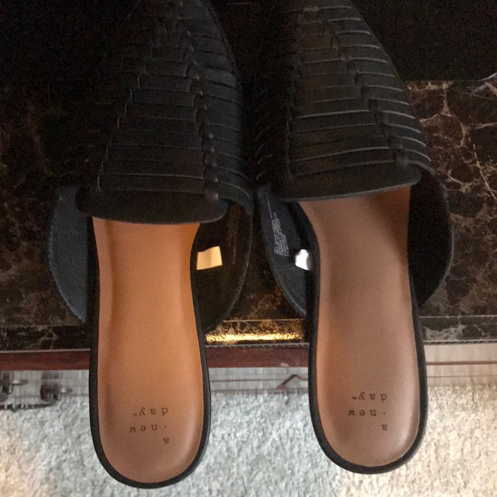 Target black flats-worn once.
